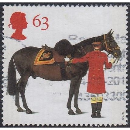 GB, 1997 63p Queen's Horses, SG 1992 (Scott #1766), used.