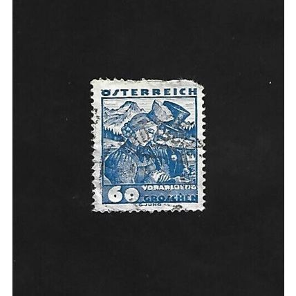 AUSTRIA STAMP - 60 GROSCHEN. #AUS/EU/50