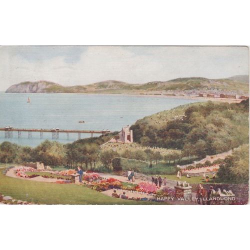 GB 1934 Happy Valley Llandudno by Valentines see rest