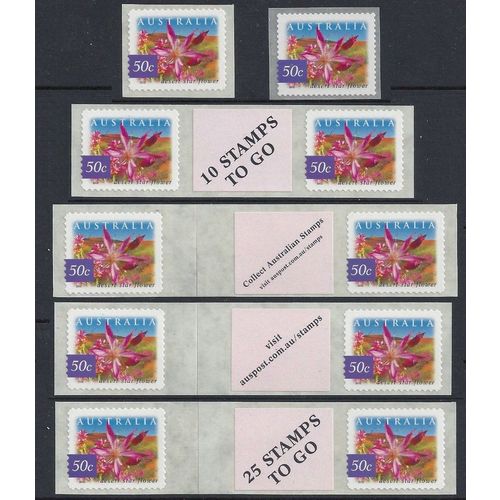 Australia 2002 Nature of Australia Desert Flowers Self-Adhesive Collectors-Pack
