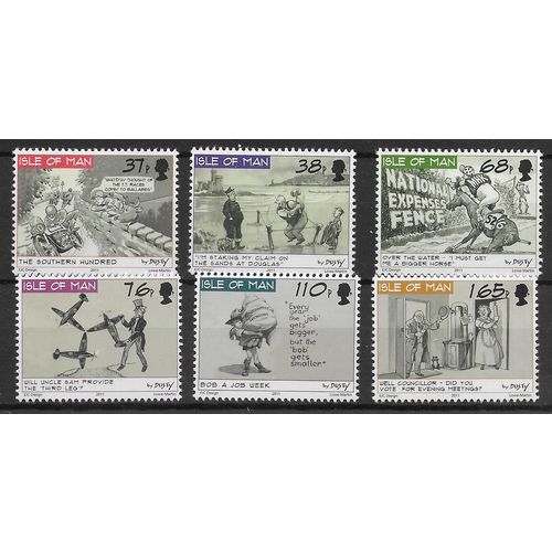 IOM 2011 MM (SET) 'CARTOONS BY DUSTY MILLER' 6v) (EBID58-306)