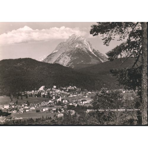 Austria Postcard 1966 - Seefeld 1200m Mit Home Munde 2594m Tirol