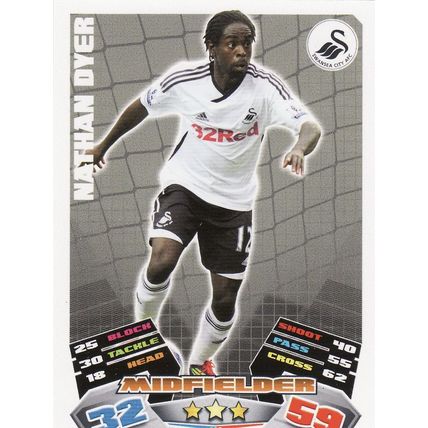 Match Attax 2011/2012 280 Nathan Dyer Swansea City