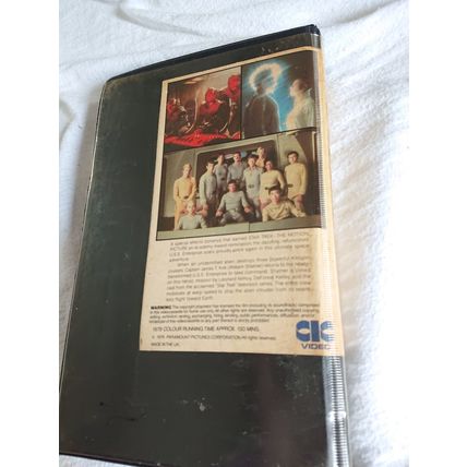 BigSale! STAR TREK Motion Picture PreCert ExRental BETAMAX video SHATNER VHS