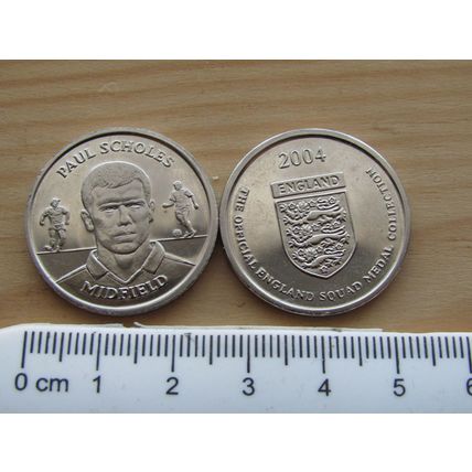 Sainsbury 2004 England Squad Paul Scholes Token (e370)