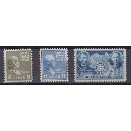 813 8c Martin Van Buren Average Plus MNH VA0962a