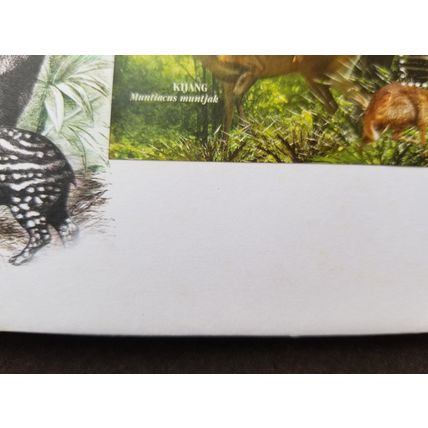 Malaysia Wildlife Forest 2004 Fauna Birds Deer Hornbills Tiger (FDC) *toning