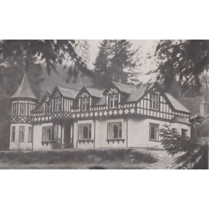 Lledr Hall Pontypant Dolwyddelan Welsh Postcard