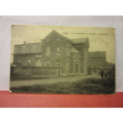 VAUX-BORSET, BELGIUM used antique postcard 1919 pm WW1 British Army HQ. =