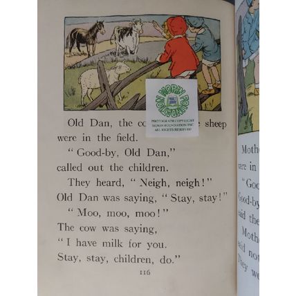 1930 ILLUSTRATED FACT AND STORY READERS BOOK ONE by SUZZALO & FREELAND et al