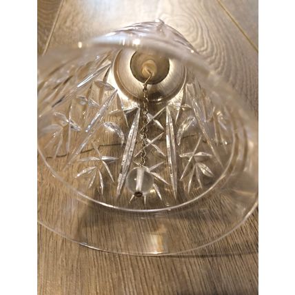Royal Crystal Rock London Bell 6 7/8 Blown Glass