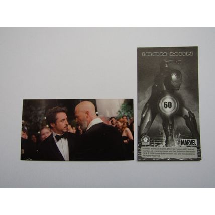 Marvel - Iron Man The Movie 2008 - Preziosi Sticker Drop-down Choice (e18)