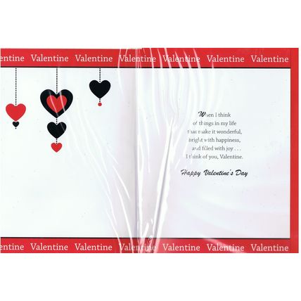 Valentine Card - Woman in my Life - Quality Large Card 9x6" BN Centre Stage