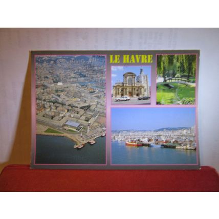 multiview, LE HAVRE, FRANCE used postcard 1997 pm =