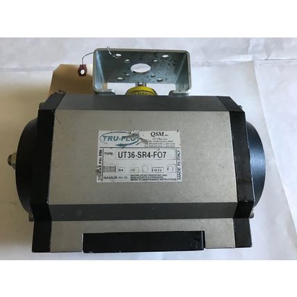 TRU-FLO UT36-SR4-FO7 PNEUMATIC ACTUATOR,150psi,90* ROTATION UT36-SR4-F07,QSM,AX