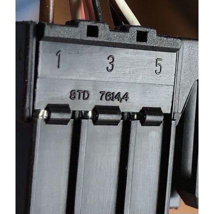 365062-3 AMP STD7614,4 Connector Pigtail Wiring 5 Wire 2 Row Plug Socket Volvo