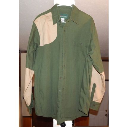 Vintage Master Sportsman Outdoor Button Up Long Sleeve Pocket Shirt Men's Large