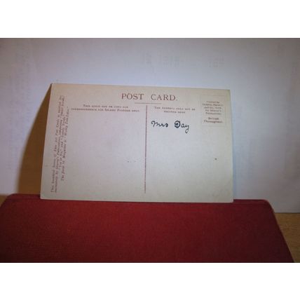 'A FAIR LOOK-OUT' unused antique postcard by Shurey's =