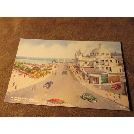 Valentines Postcard - Spanish City, Whitley Bay - Artist E.W Trick / A2232
