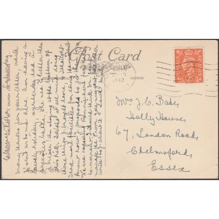 Charmouth Hill, Dorset, 1942 - Salmon Postcard