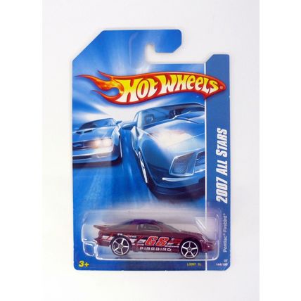 Hot Wheels Pontiac Firebird 144/180 All Stars Red Die-Cast Car 2007