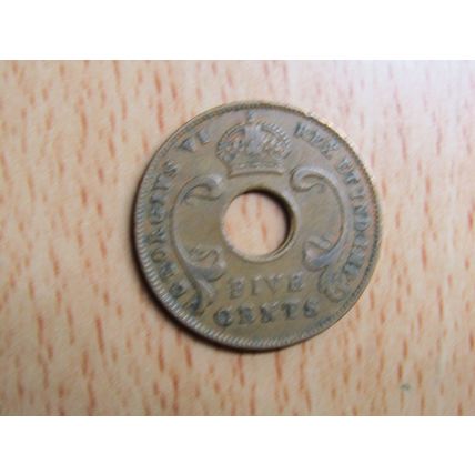 East Africa 1942 5 Cent Coin