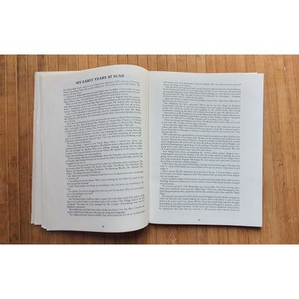 Scar Village Remembered Book - 1991 - Friends Of Scar Village