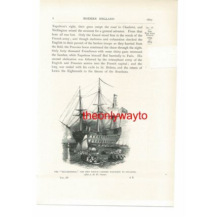 Chelsea Pensioners, News Of Waterloo (Bellerophon On Reverse), Book Illustration