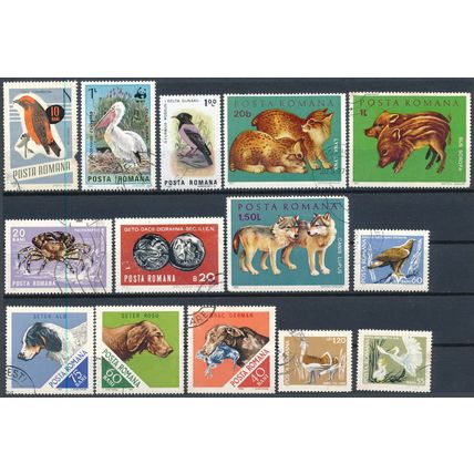 737 Stamp Selection - Romania - Used Hinged & Cancelled to Order