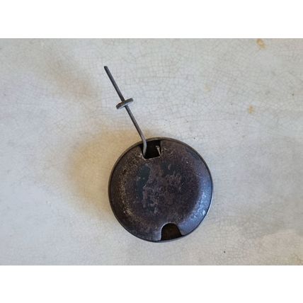 Antique Brass Clock Pendulum | Vintage Timepiece Part | Horological Collectible