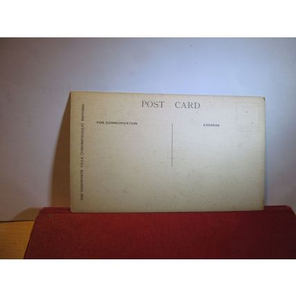 AERIAL VIEW, CHEDWORTH ROMAN VILLA, GLOUCESTERSHIRE unused vintage postcard =
