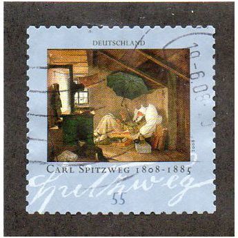 GER 2008 €0.55(S/A) 'CARL SPITZWEG' FINE USED (EBID30-550)