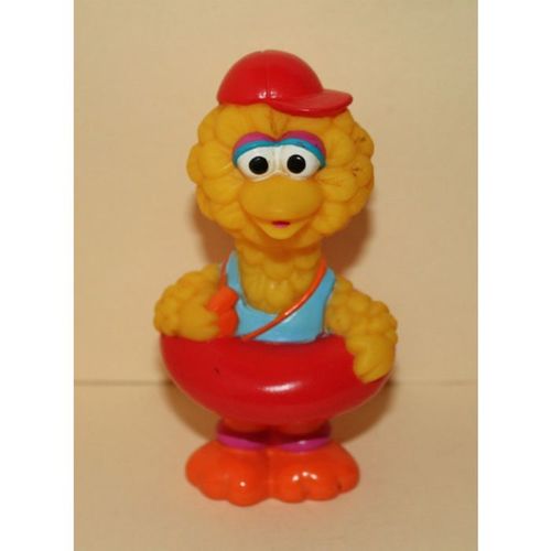 Sesame Street Baby Big Bird at the Beach Rubber Figure