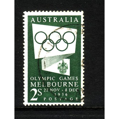 AUSTRALIA 1955 SG280a 2s OLYMPIC GAMES FINE USED