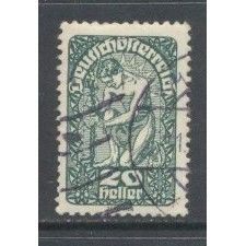 Austria.SG344 20h "New Republic" (Green).Fine Used.Dec14
