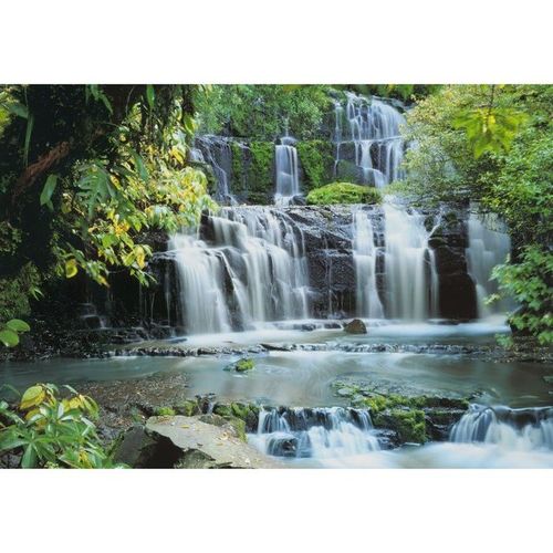 368x254cm Giant wall mural for Bedroom & living room decor Falls in the forest