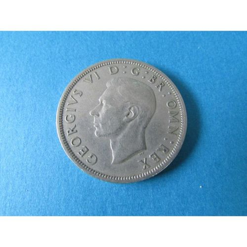 1947 GEORGE VI HALF CROWN FREE POST COIN - 2. AT