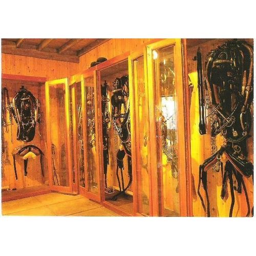 Chalfont St. Giles, Buckinghamshire - Shire Horse Centre Harnesses - postcard