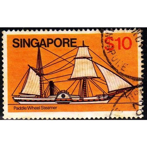 SINGAPUR SINGAPORE [1980] MiNr 0354 ( O/used ) [La] Schiffe