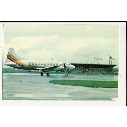 Aviation OHIO MUNICIPAL AIRPORT Postcard by Int. Museum (I AM 003)