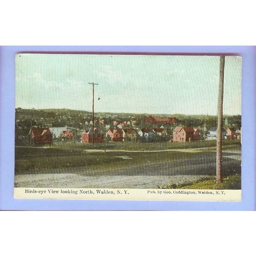 New York Walden Birds Eye View Looking North View Across Roadway Large Cit~162