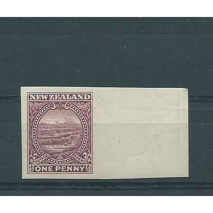 new zealand stamp 1898 proof on gummed paper 1d purple