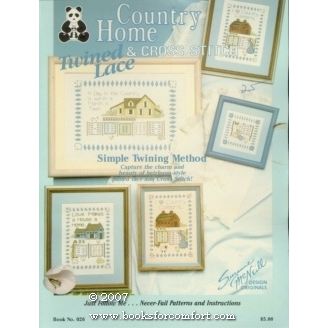 Country Home Twined Lace & Cross Stitch Book No 026