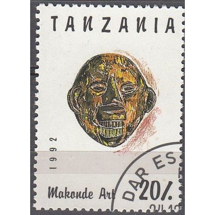 Tanzania 1992 Michel 1437 O Cote (2005) 0.10 Euro Art Makonde Sculpture