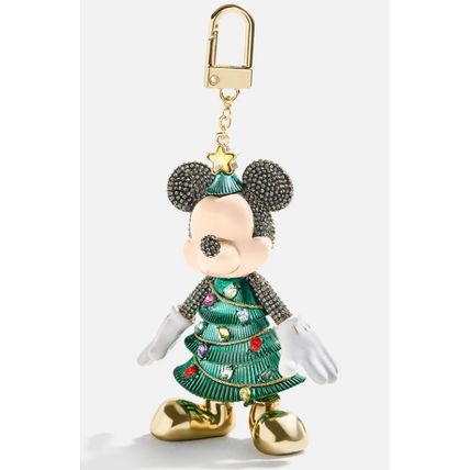 BAUBLEBAR DISNEY MINNIE MOUSE CHRISTMAS TREE DRESS BAG CHARM KEYCHAIN~NW~HOLIDAY