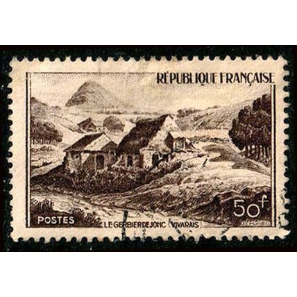 France 1949 Landscape Buildings 50f Used Stamp
