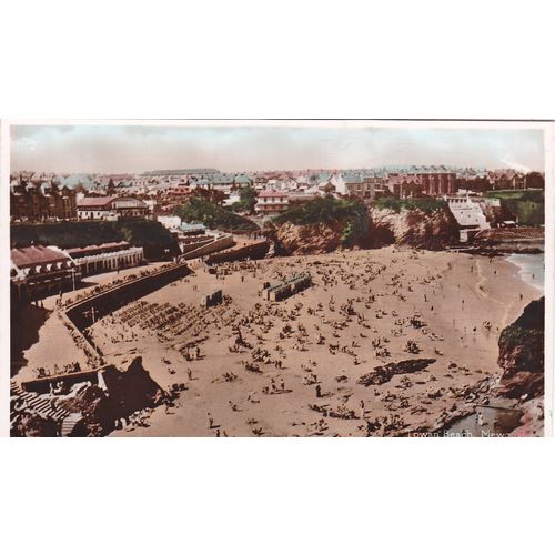 Town Beach Newquay Cornwall Postcard (CR72905)