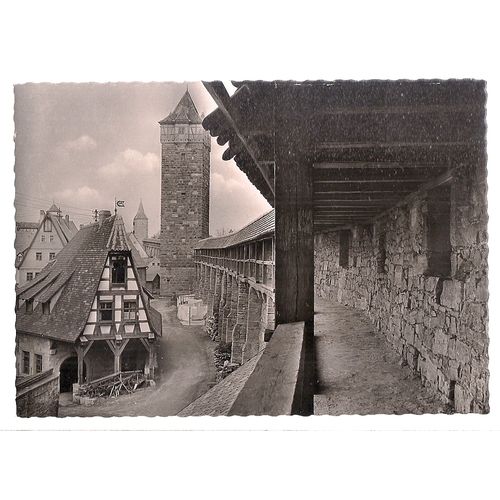 ROTHENBURG OB DER TAUBER unused vintage postcard =