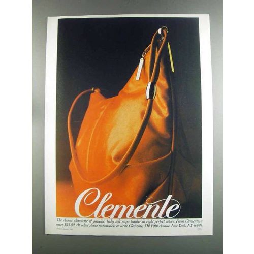 1982 Clemente Handbag Ad