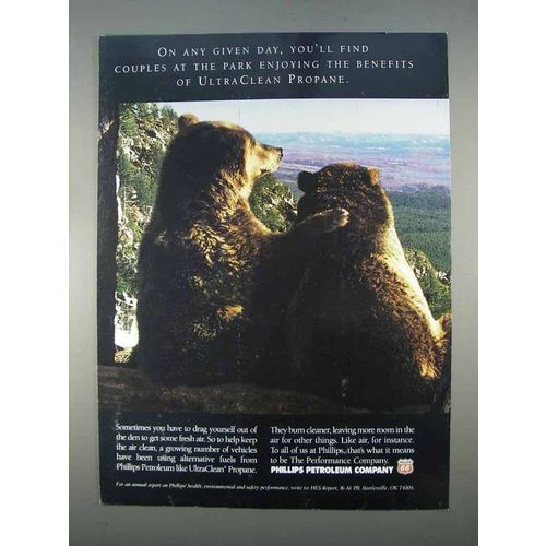 1996 Phillips Petroleum Ad - Couples at the Park